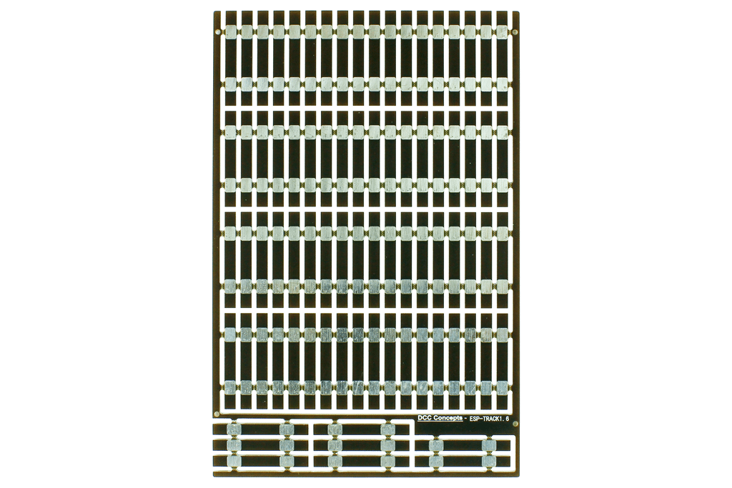 Pre-Etched Sleepers 1.6mm (4mm scale) Straight Track.