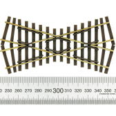 Tillig 85170 Diamond Crossing HO 30 Degrees L=112mm
