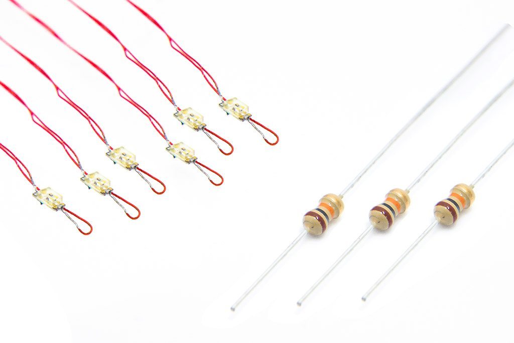 NANOlight (w/resistors) 6x (1-Colour) Amber.