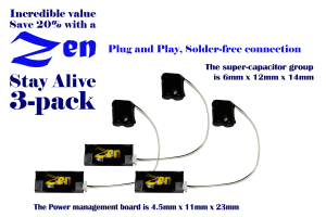 Zen 3-Wire Medium Stay Alive for Zen Black & Blue+ Decoders (3-Pack)