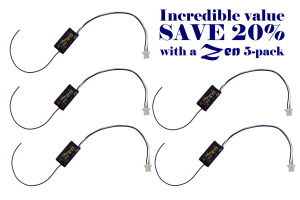 Zen Blue+ Decoder: 8 Pin NANO Direct – 4 FN (5-Pack)